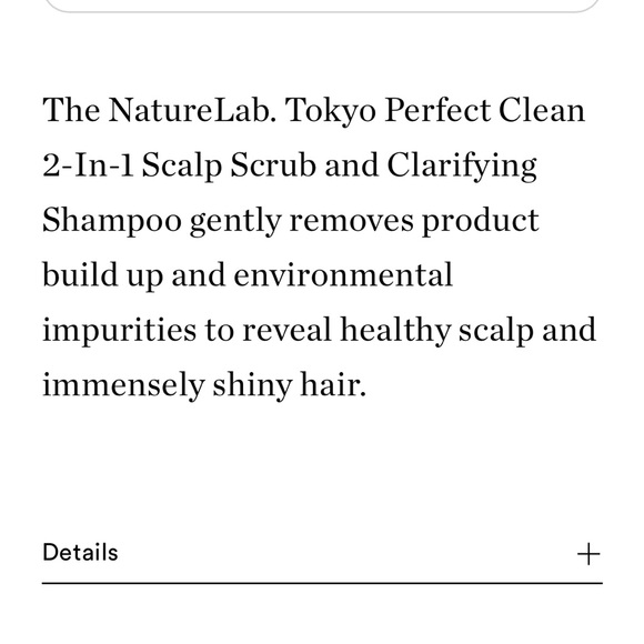 NatureLab Tokyo’s Perfect CLEAN 2 in 1 Scalp Scrub and Clarifying Shampoo - Picture 4 of 6